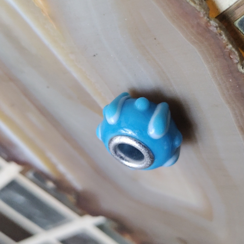 Decor Blue Glass bead